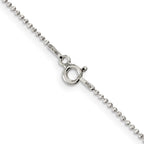 FJC Finejewelers 925 Sterling Silver Ball Square Fancy Beaded Chain 14 Inches x 1.05 mm