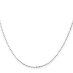 FJC Finejewelers 925 Sterling Silver Ball Square Fancy Beaded Chain 14 Inches x 1.15 mm