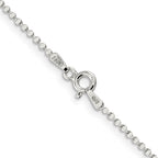 FJC Finejewelers 925 Sterling Silver Ball Square Fancy Beaded Chain 14 Inches x 1.15 mm