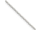 FJC Finejewelers 925 Sterling Silver Ball Square Fancy Beaded Chain 14 Inches x 1.15 mm