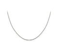 FJC Finejewelers 925 Sterling Silver Flat Link Cable Chain with 2in ext. 20 Inches x 0.9 mm