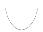 FJC Finejewelers 925 Sterling Silver Flat Link Cable Chain with 4in ext. 26 Inches x 0.9 mm