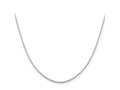 FJC Finejewelers 925 Sterling Silver Flat Link Cable Chain with 2in ext. 20 Inches x 1 mm