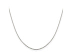FJC Finejewelers 925 Sterling Silver Flat Link Cable Chain with 4in ext. 26 Inches x 1 mm