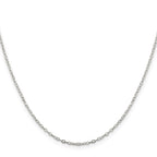 FJC Finejewelers 925 Sterling Silver Flat Open Oval Cable Chain 18 Inches x 1.5 mm