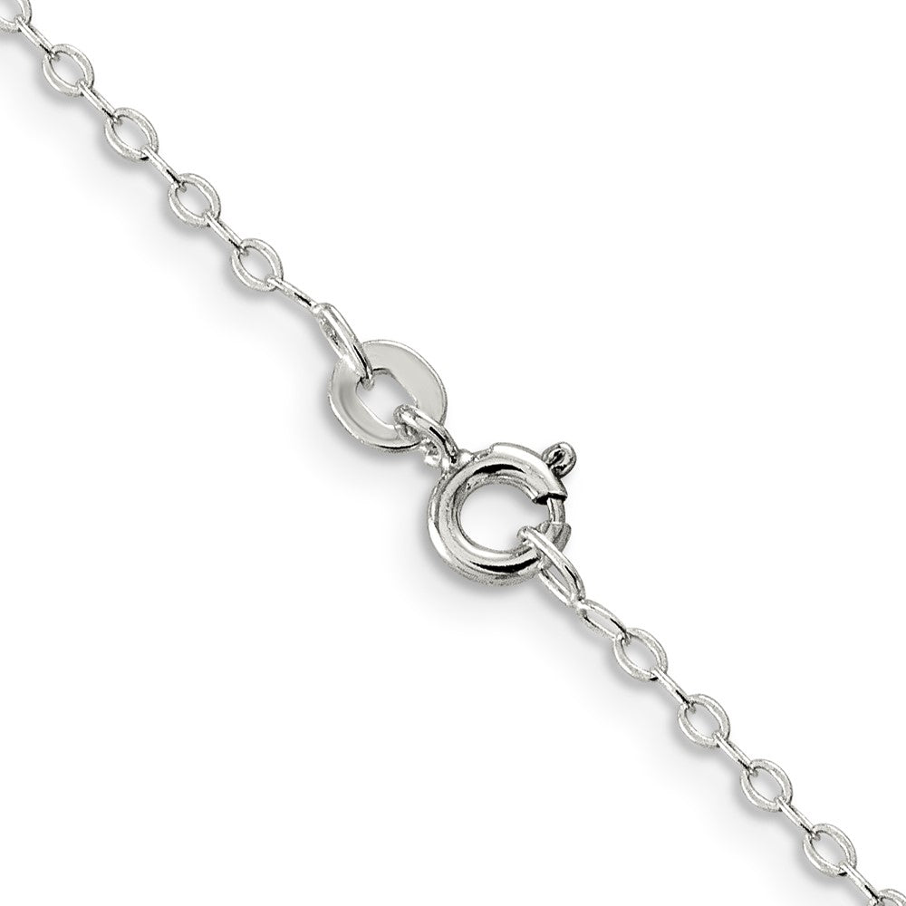 FJC Finejewelers 925 Sterling Silver Flat Open Oval Cable Chain 18 Inches x 1.5 mm