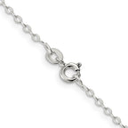 FJC Finejewelers 925 Sterling Silver Flat Open Oval Cable Chain 18 Inches x 1.5 mm