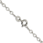 FJC Finejewelers 925 Sterling Silver Flat Open Oval Cable Chain 18 Inches x 2.5 mm