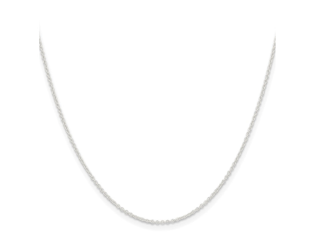 FJC Finejewelers 925 Sterling Silver Forzantine Cable Chain with 2in ext. 20 Inches x 1.45 mm