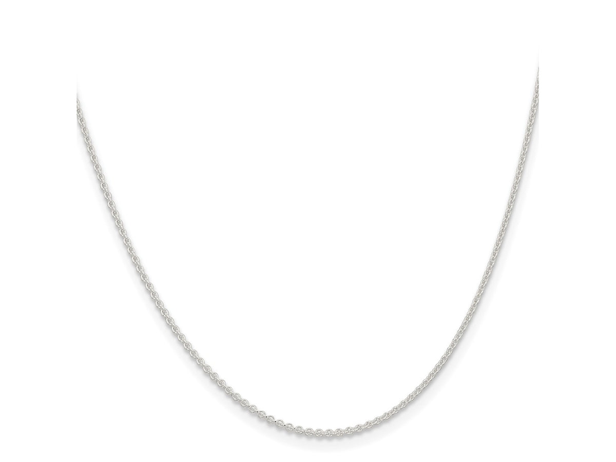 FJC Finejewelers 925 Sterling Silver Forzantine Cable Chain 22 Inches x 1.6 mm