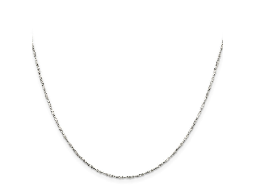 FJC Finejewelers 925 Sterling Silver Twisted Serpentine Chain 18 Inches x 1.4 mm