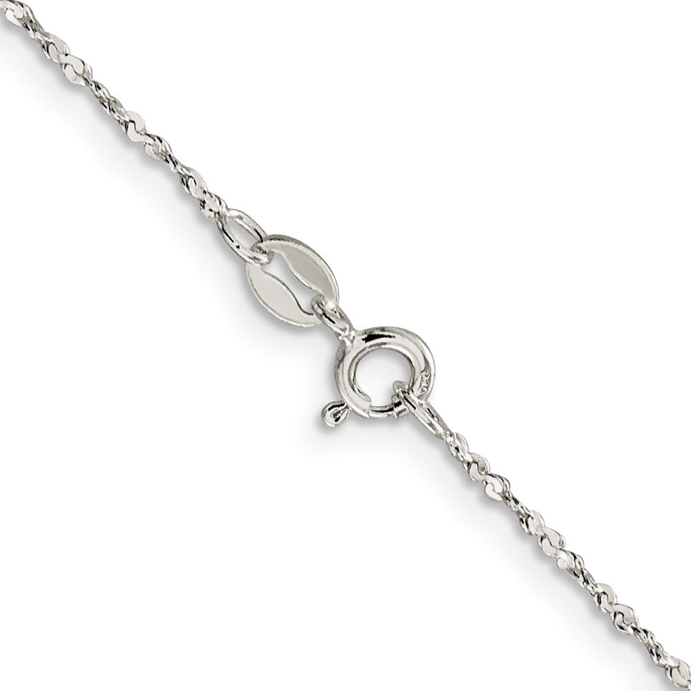 FJC Finejewelers 925 Sterling Silver Twisted Serpentine Chain 20 Inches x 1.4 mm