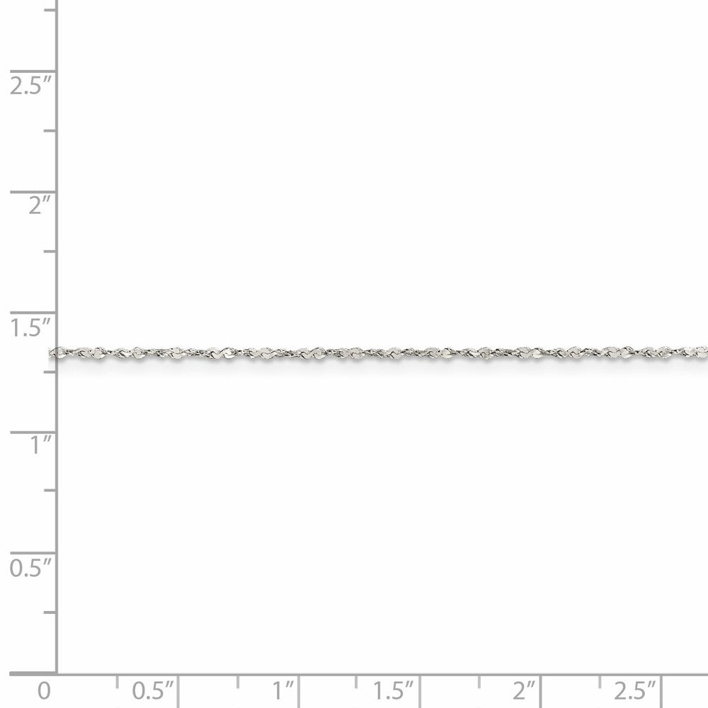 FJC Finejewelers 925 Sterling Silver Twisted Serpentine Chain 20 Inches x 1.4 mm