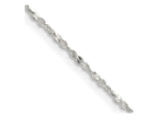 FJC Finejewelers 925 Sterling Silver Twisted Serpentine Chain 20 Inches x 1.4 mm