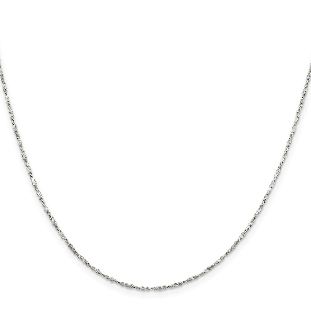 FJC Finejewelers 925 Sterling Silver Twisted Serpentine Chain 24 Inches x 1.4 mm