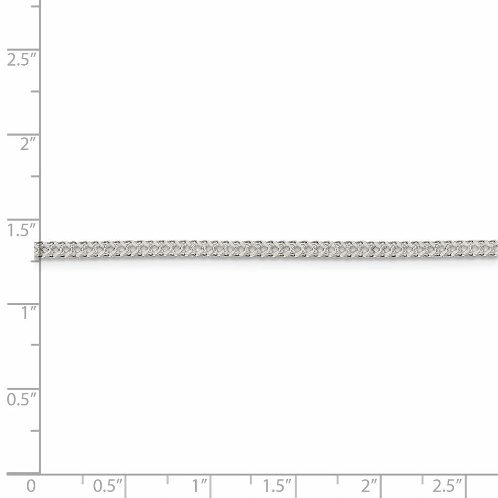FJC Finejewelers 925 Sterling Silver Bright Cut Square Franco Chain 24 Inches x 1.8 mm