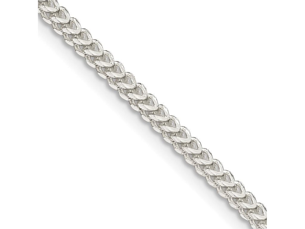 FJC Finejewelers 925 Sterling Silver Bright Cut Square Franco Chain 24 Inches x 1.8 mm