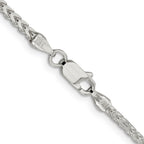 FJC Finejewelers 925 Sterling Silver Bright Cut Square Franco Chain 22 Inches x 2.55 mm