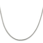 FJC Finejewelers 925 Sterling Silver Bright Cut Square Franco Chain 26 Inches x 2.55 mm