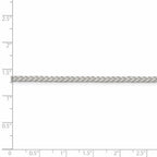 FJC Finejewelers 925 Sterling Silver Bright Cut Square Franco Chain 26 Inches x 2.55 mm