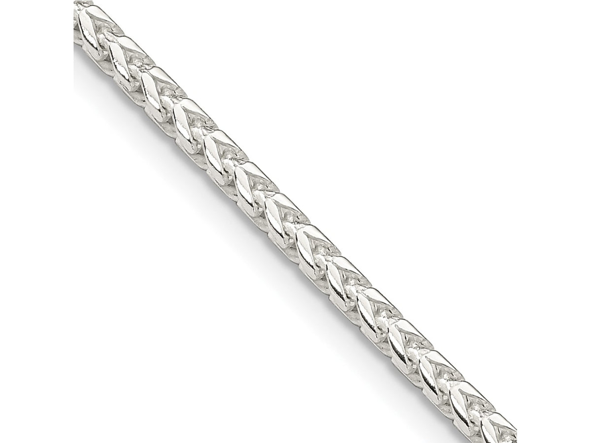FJC Finejewelers 925 Sterling Silver Bright Cut Square Franco Chain 26 Inches x 2.55 mm