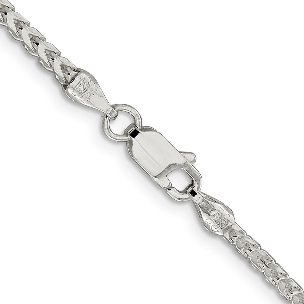 FJC Finejewelers 925 Sterling Silver Bright Cut Square Franco Chain 30 Inches x 2.55 mm
