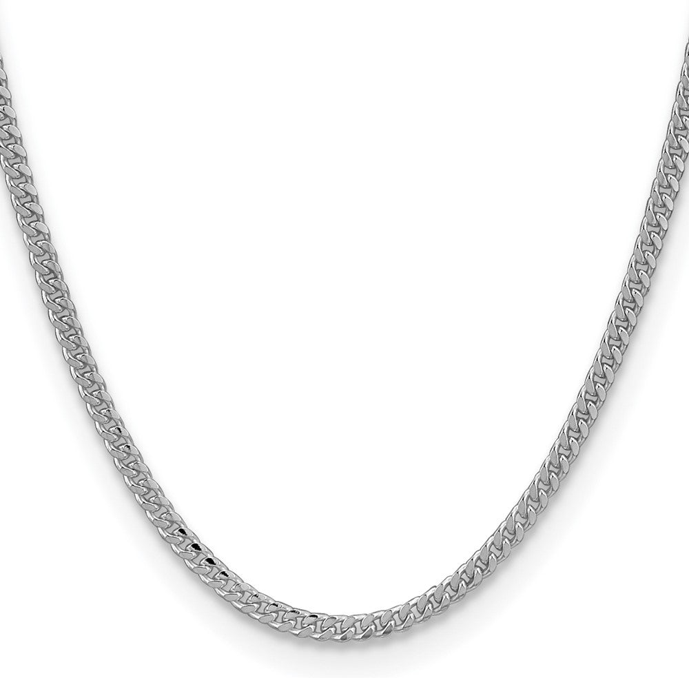 FJC Finejewelers 925 Sterling Silver Bright Cut Domed Curb Chain 26 Inches x 3.25 mm