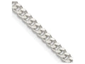 FJC Finejewelers 925 Sterling Silver Bright Cut Domed Curb Chain 26 Inches x 3.25 mm