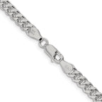 FJC Finejewelers 925 Sterling Silver Domed with Side Bright Cut Curb Chain 18 Inches x 5 mm