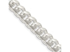 FJC Finejewelers 925 Sterling Silver Domed with Side Bright Cut Curb Chain 20 Inches x 8.5 mm