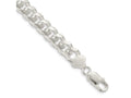 FJC Finejewelers 925 Sterling Silver Domed with Side Bright Cut Curb Chain Bracelet 9 Inches x 8.5 mm