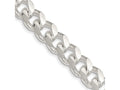 FJC Finejewelers 925 Sterling Silver Domed with Side Bright Cut Curb Chain 24 Inches x 10.5 mm
