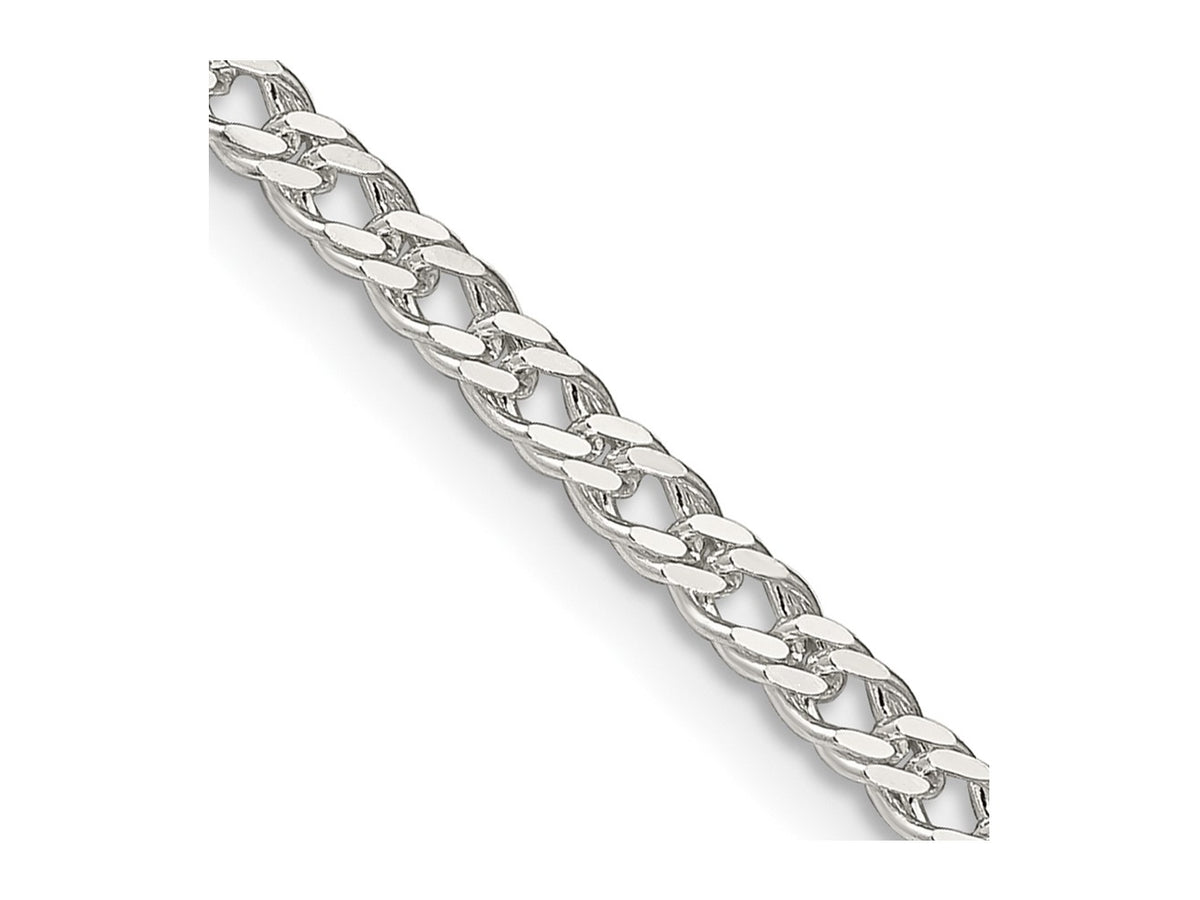 FJC Finejewelers 925 Sterling Silver Open Link Rambo Chain 24 Inches x 3.3 mm