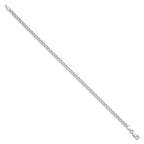 FJC Finejewelers 925 Sterling Silver Open Link Rambo Chain Bracelet 7 Inches x 3.3 mm