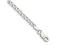 FJC Finejewelers 925 Sterling Silver Open Link Rambo Chain Bracelet 7 Inches x 3.3 mm