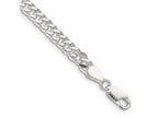 FJC Finejewelers 925 Sterling Silver Open Link Rambo Chain Bracelet 7 Inches x 5.5 mm