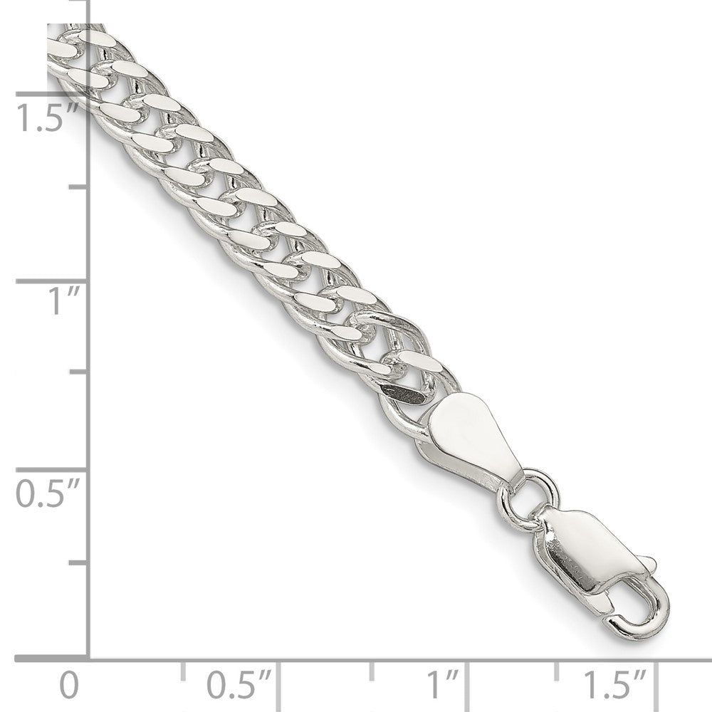 FJC Finejewelers 925 Sterling Silver Open Link Rambo Chain Bracelet 8 Inches x 5.5 mm