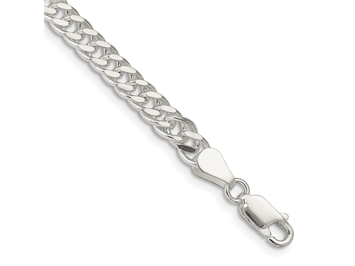 FJC Finejewelers 925 Sterling Silver Open Link Rambo Chain Bracelet 8 Inches x 5.5 mm