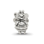 Reflections 925 Sterling Silver Kids Bumblebee Bead 9 x 5 mm