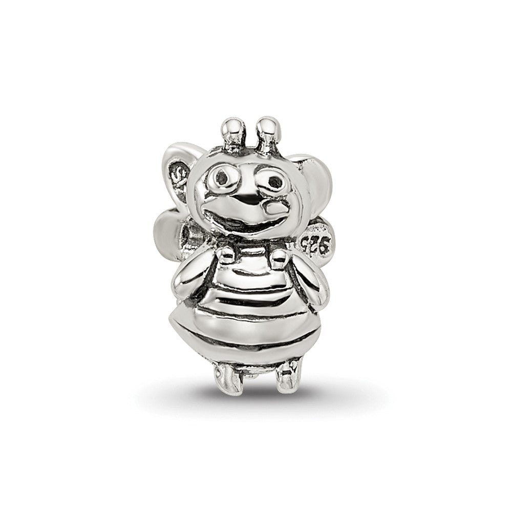 Reflections 925 Sterling Silver Kids Bumblebee Bead 9 x 5 mm