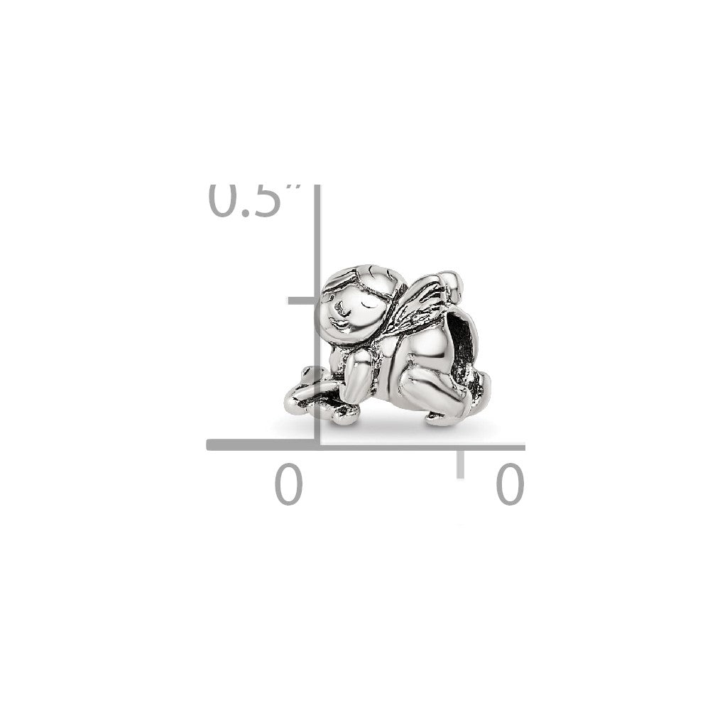 Reflections 925 Sterling Silver Cupid Bead 7 x 8 mm