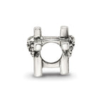 Reflections 925 Sterling Silver Kids Angel Cross Bead 7 x 6 mm.