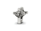 Reflections 925 Sterling Silver Kids Angel Cross Bead 7 x 6 mm.