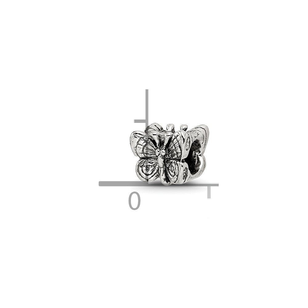Reflections 925 Sterling Silver Butterfly Bead 7 x 6 mm
