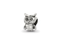 Reflections 925 Sterling Silver Owl Bead 8 x 6 mm