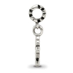 Reflections 925 Sterling Silver 4-leaf Clover Dangle Bead 18 x 8 mm