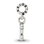 Reflections 925 Sterling Silver Dog Bone Dangle Bead 17 x 4 mm