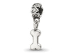 Reflections 925 Sterling Silver Dog Bone Dangle Bead 17 x 4 mm