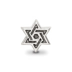 Reflections 925 Sterling Silver Kids Star of David Bead 7 x 7 mm.