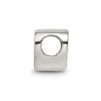 Reflections 925 Sterling Silver Kids Heart with Cross and Scroll Bead 6 x 6 mm.